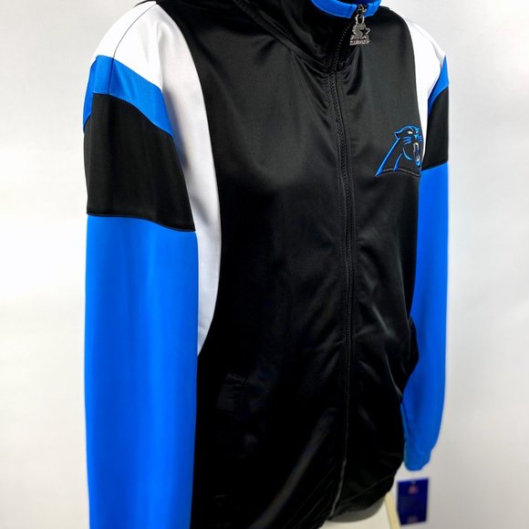 CAROLINA PANTHERS NFL STARTER Starter Track Jacket M L XL 2X - Picture 4 of 8